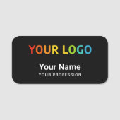 カスタム従業員のピン名タグまたはロゴ付き磁気 名札 (正面)