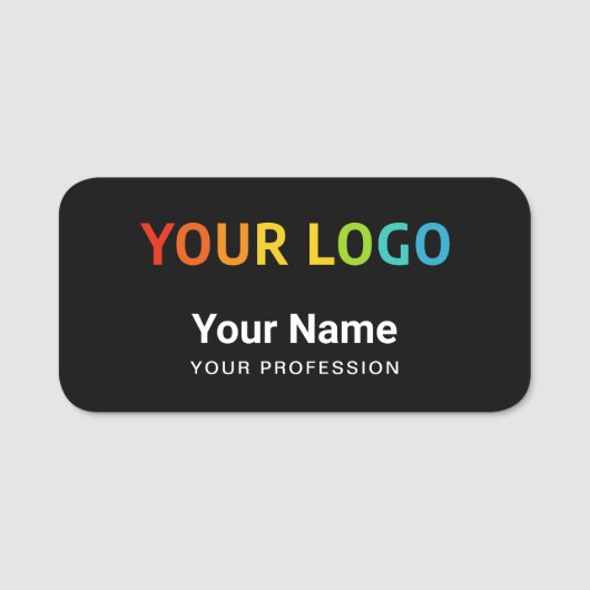 カスタム従業員のピン名タグまたはロゴ付き磁気 名札 (正面)