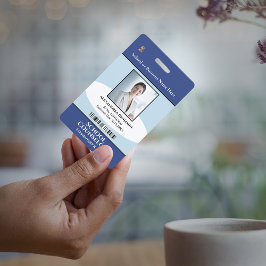 カスタム従業員の写真ロゴ学校IDカード バッジ