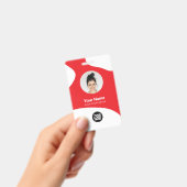 カスタム従業員モダンBLOB IDカードQR バッジ (手持ち)