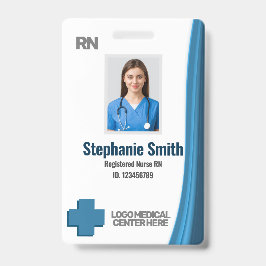 カスタム従業員写真 RN ナース ID バッジ