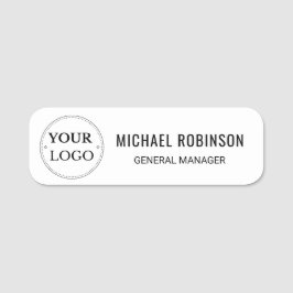 カスタム従業員名ロゴの磁気ピンまたはセーフティピン 名札