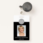 カスタム従業員名ロゴフォトワー企業のク バッジ (正面リトラクタブル付き)