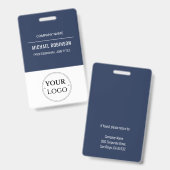 カスタム従業員名ロ企業のゴ バッジ (正面＆裏面)