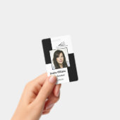 カスタム従業員IDバモダンッ企業のジッドブラック バッジ (手持ち)