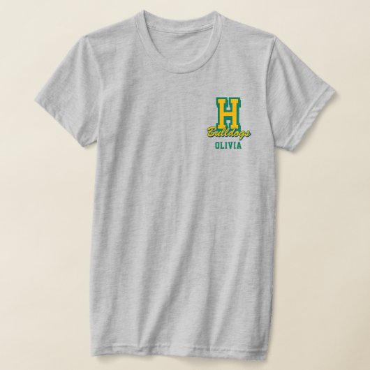 カスタム応援団ネーム チアリーダー Tシャツ (レイダウン)