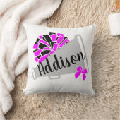 カスタム応援枕可愛いチアリーダー枕 クッション (ブランケット)