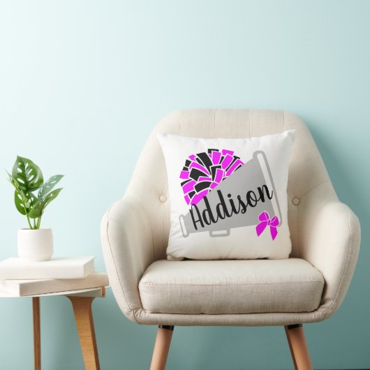 カスタム応援枕可愛いチアリーダー枕 クッション (椅子)