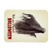 カスタム怖不気味怖ハ幽霊のよく出るロウィン幽霊 マグネット (横)