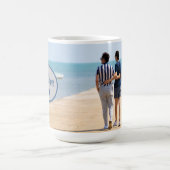 カスタム恋人のマグカップ コーヒーマグカップ (中央)