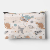 カスタム恐竜の鉛筆箱の少年 アクセサリーポーチ (裏面)