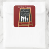 カスタム息子を働かせる スクエアシール (バッグ)