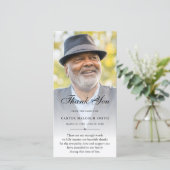 カスタム悔やみや弔慰ありがとう思い出 サンキューカード (スタンド正面)