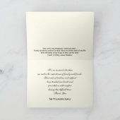 カスタム悔やみや弔慰サンキューカード サンキューカード (内部)