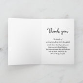 カスタム悔やみや弔慰追悼式 サンキューカード (内部)