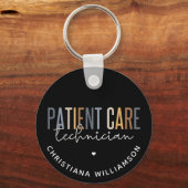 カスタム患者気に技術者PCTギフト キーホルダー (正面)