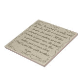 カスタム悲しみは愛引用文 タイル (側面)