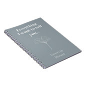 カスタム悲嘆ミニマルジャーナル ノートブック (右側)