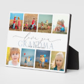カスタム愛おばあちゃん8フォトコラージュ フォトプラーク (側面)