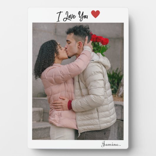 カスタム愛するカスタム写真 フォトプラーク (正面)