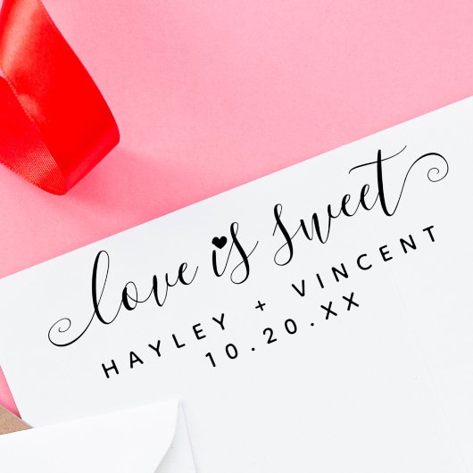 カスタム愛モダンは甘い台本の名結婚前 ラバースタンプ