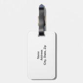 カスタム愛国バタフライラゲッジタグ ラゲッジタグ (裏面縦)