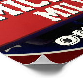 カスタム愛国的なアンクルサム ポスター (角)