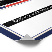 カスタム愛国的な写真コラージュ表示 ポスター (角)