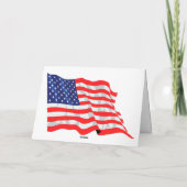 カスタム愛国的バレンタインデー軍隊兵士 シーズンカード (裏面)