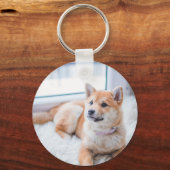 カスタム愛犬家用ペット写真キーホルダー キーホルダー (裏面)