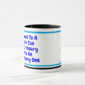 カスタム感動的引用文 | 共働やる気を起こさせる者 マグカップ (中央)