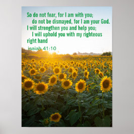 カスタム感動的聖句 ポスター