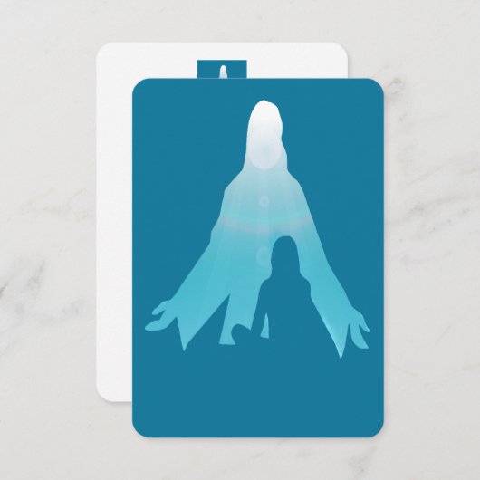 カスタム感謝していイエス 招待状 (正面/裏面)