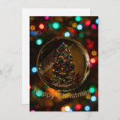 カスタム感謝していクリスマス サンキューカード (正面/裏面)