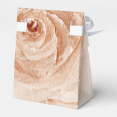 カスタム感謝の水結婚色バラギフト フェイバーボックス (裏面サイド)