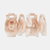 カスタム感謝の水結婚色ベージュバラ フェイバーボックス (折り畳みなし)