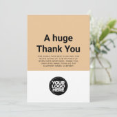 カスタム感謝の社員評価カード 招待状 (スタンド正面)