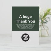 カスタム感謝の社員評価カード 招待状 (スタンド正面)