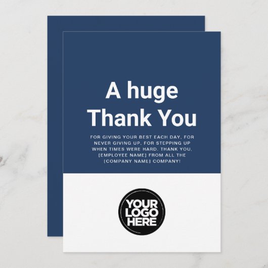 カスタム感謝状 招待状 (正面/裏面)