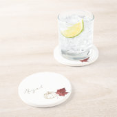 カスタム感謝祭かぼちゃホリデーテーブルコースター コースター (側面)