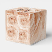 カスタム感謝結婚水の色バラフローラ フェイバーボックス (裏面サイド)