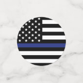 カスタム感謝You Police Officer退職パーティー コンフェッティ (スモール正面)