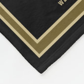 カスタム慰め記念毛布 フリースブランケット (角)