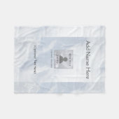 カスタム慰霊記念毛布 フリースブランケット (正面(横))