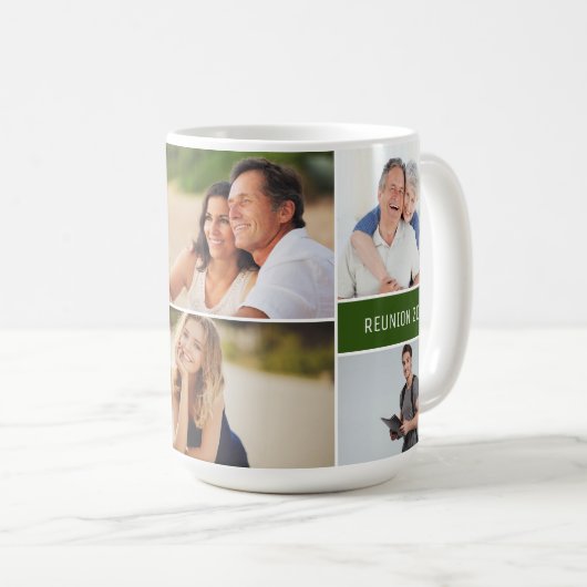 カスタム懇親会の写真の名前は緑 コーヒーマグカップ (正面右)