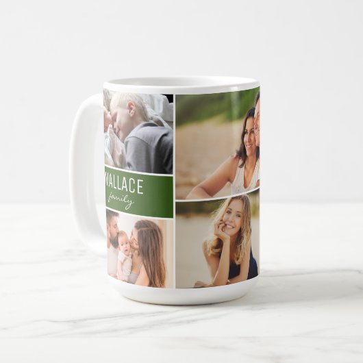 カスタム懇親会の写真の名前は緑 コーヒーマグカップ (正面左)