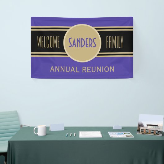 カスタム懇親会ウェルカムバナー 横断幕 (トレードショー)