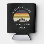 カスタム懇親会サンセットマウンテンロードトリップ 缶クーラー (正面)