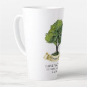 カスタム懇親会ツリー名キープサケ カフェラテマグ (左アングル)