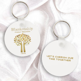 カスタム懇親会ハンズアップツリーリーフ キーホルダー